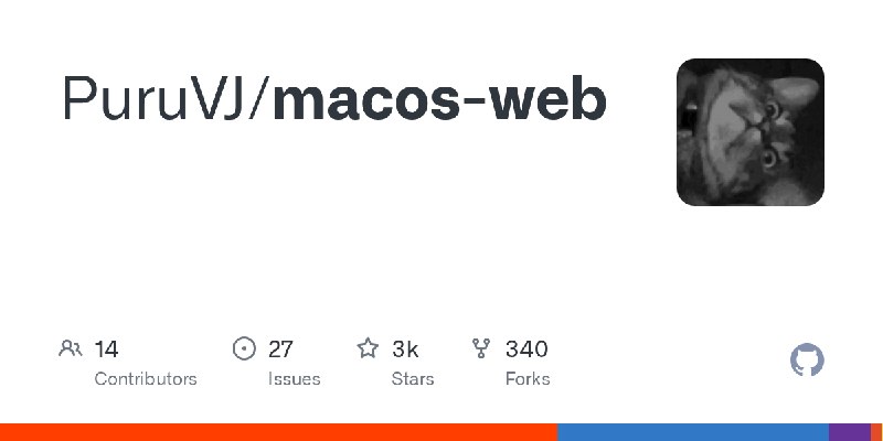 GitHub - PuruVJ/macos-web