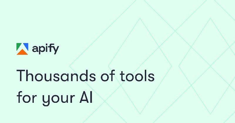 Apify: The largest marketplace of trusted tools for AI