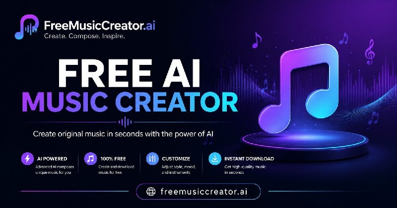 免费 AI 音乐生成器 | 创建免版权音乐