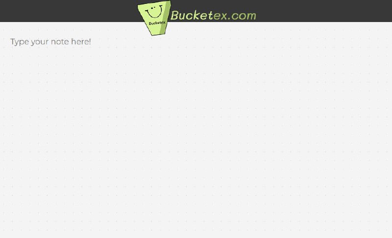 #网址 #网站在同一个URL上共享文本通过Bucketex可实现一个地址链接分享实时文本地址：