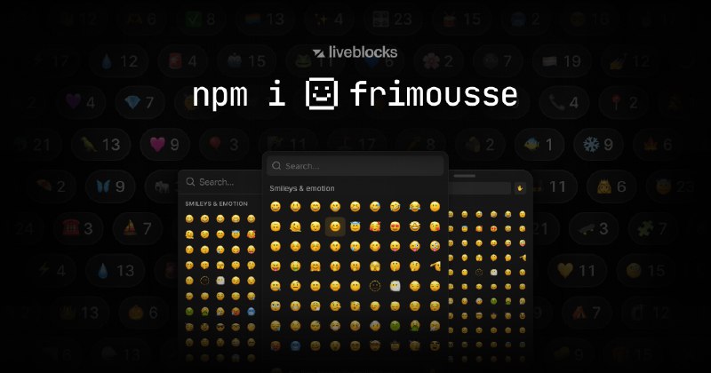 Frimousse — An emoji picker for React