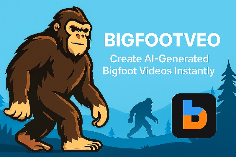 BigfootVeo - AI Bigfoot video Generator use google Veo3 AI
