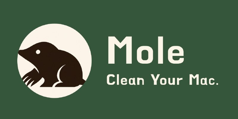 GitHub - tw93/Mole: 🐹 Clean, uninstall, analyze, optimize, and monitor your Mac from the terminal.
