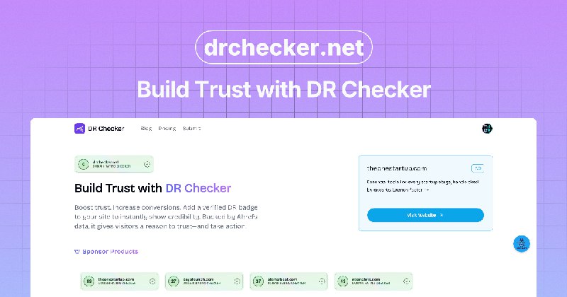 Free Website Domain Rating Checker - DR Checker