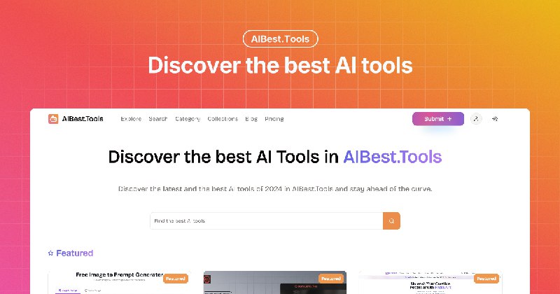 AIBest.Tools ｜ Discover the best AI Tools