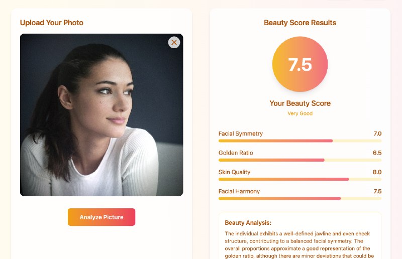 Free AI Beauty & Attractiveness Test: Get Your Precise Beauty Rating Instantly