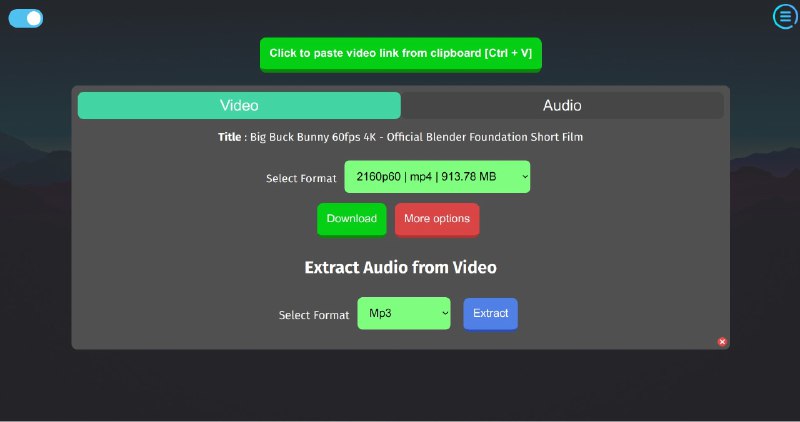 开源视频下载器-ytDownloaderytDownloader可让您从数百个站点下载视频并提取不同格式的音频 包括 但不限于Youtube，Facebook，Tiktok，Twitch，Twitter，Instagram等…ytDownloader是完全免费和开放的 来源