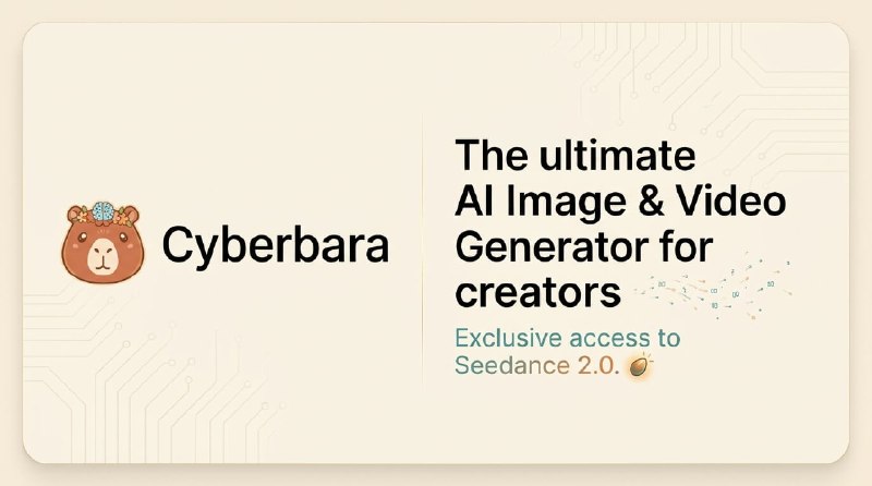 Cyberbara | AI Image & Video Generator, Free Credits