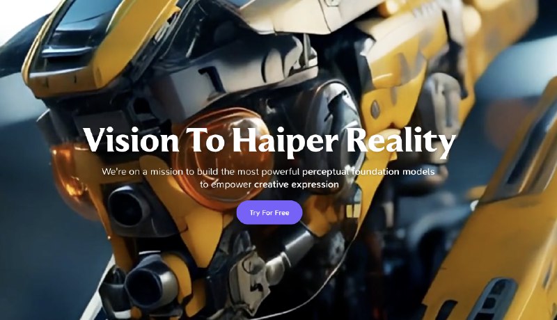 #AI视频Haiper-AI视频生成器介绍Haiper是近期推出的一项AI生成视频服务，支持文本生成视频、图片制作动画、重绘视频等官网：