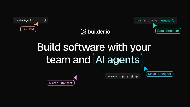 Builder.io: Collaborative Platform to Build With AI Agents
