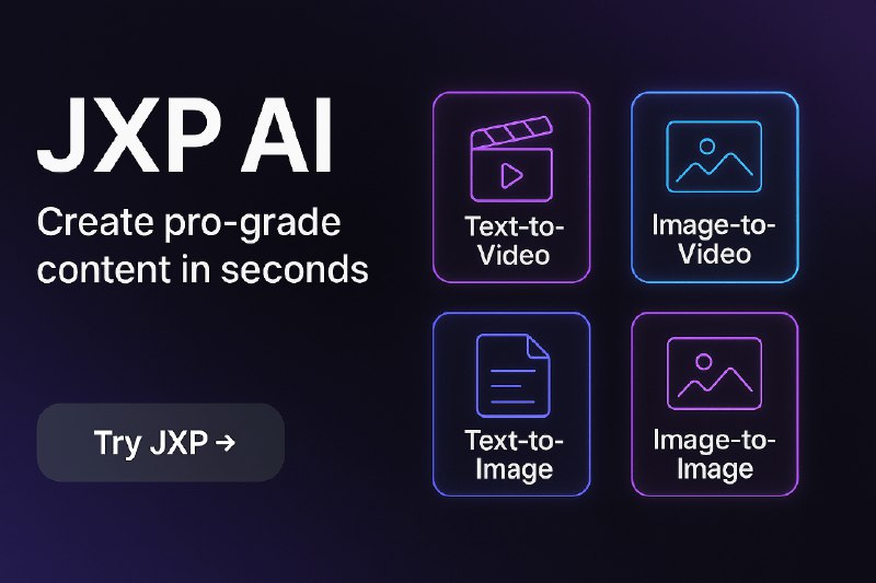 JXP - AI Video Generator with Seedance 2.5 & Veo3