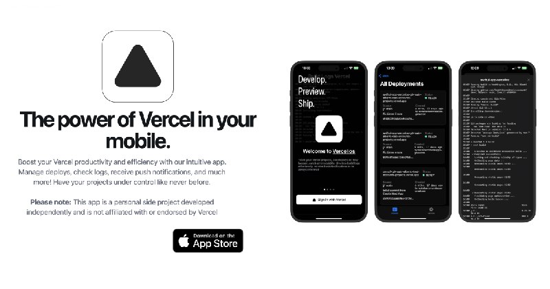 Vercelios - Vercel App for iOS Management