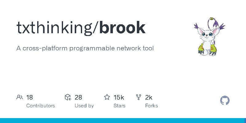 GitHub - txthinking/brook: A cross-platform programmable network tool