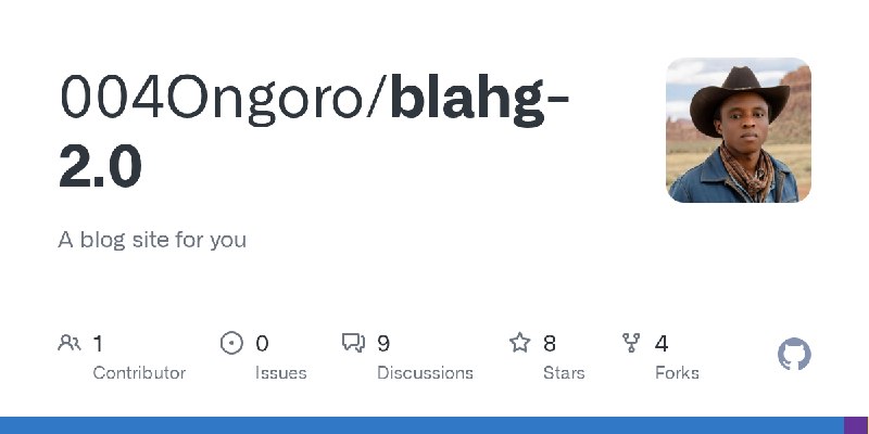 GitHub - 004Ongoro/blahg-2.0: A blog site for you