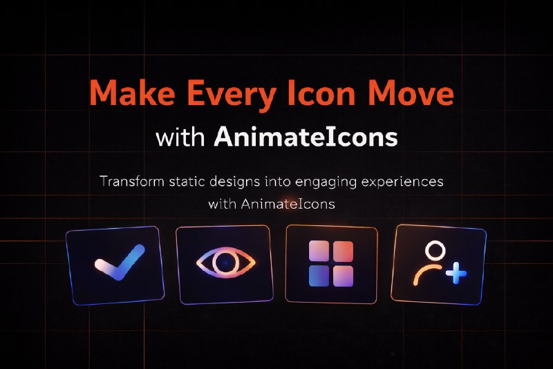 AnimateIcons | Free Animated React Icon Library