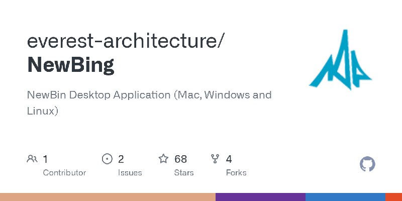 GitHub - everest-architecture/NewBing: NewBin Desktop Application (Mac, Windows and Linux)