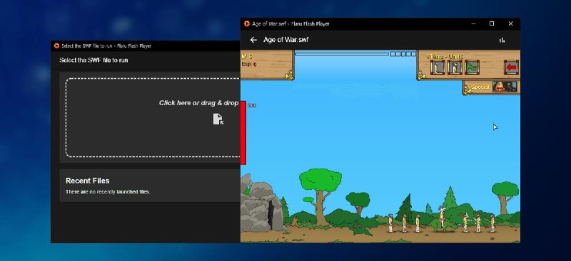 #软件跨平台 SWF 播放器用于替代Adobe Flash PlayerFlaru 是基于 Ruffle Emulator（非官方）的跨平台 SWF 播放器