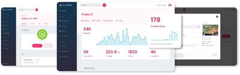 GitHub 上一款开源的 Web 服务器：Appwrite，可帮你快速构建用户认证、数据库存储、文件管理、图像操作、地理位置检测等功能