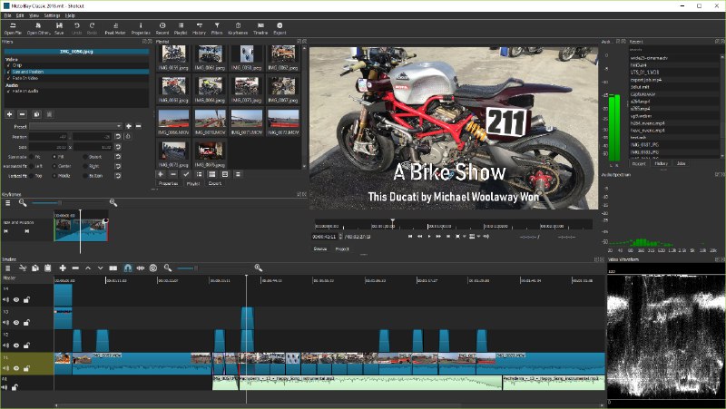 GitHub 上一款免费开源的视频编辑器：Shotcut，兼容 Windows、macOS、Linux 等主流操作系统