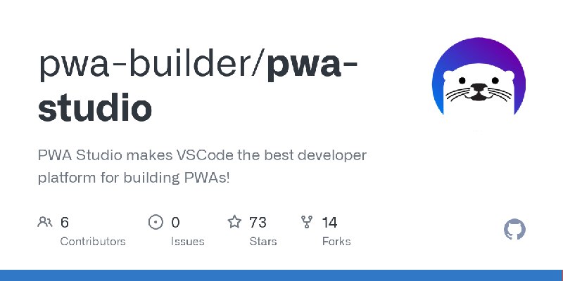 GitHub - pwa-builder/pwa-studio: PWA Studio makes VSCode the best developer platform for building PWAs!