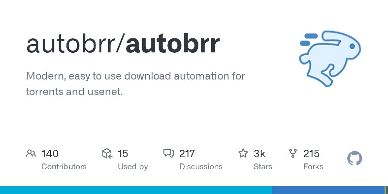 GitHub - autobrr/autobrr: Modern, easy to use download automation for torrents and usenet.