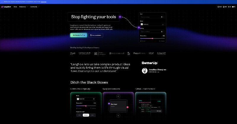 Langflow | Low-code AI builder for agentic and RAG applications