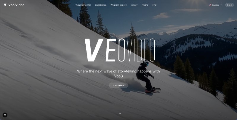 Veo Video - 搭载Veo 3的AI视频生成器 | 用AI创作精彩视频
