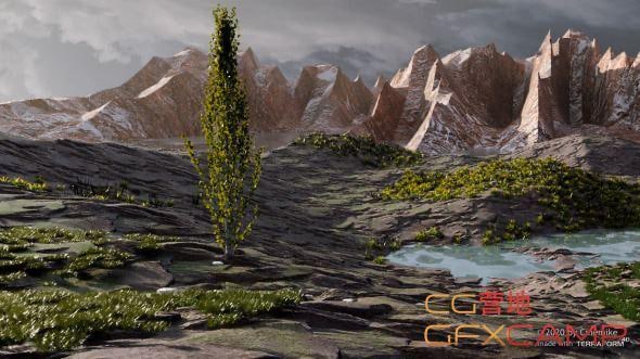 C4D地形生成插件 Terraform4D v1.1.1 For Cinema 4D R20-R23 Win破解版