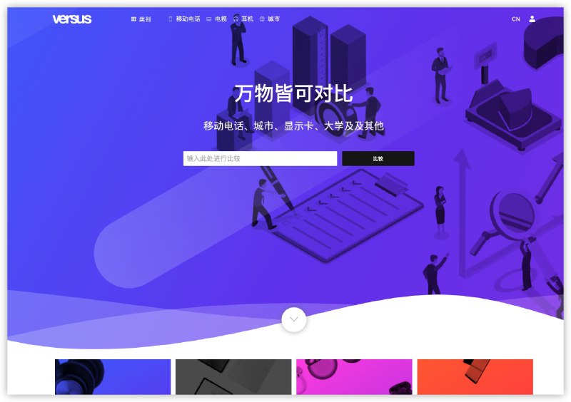 昨天微信群有人推荐的：#对比网站 #万物皆可对比LINK：