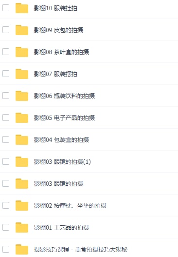 #商业产品摄影教程 电商方向