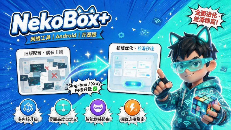 🤖 NekoBox+ v1.4.2-83📦 网络工具 ｜ Android ｜ 开源版