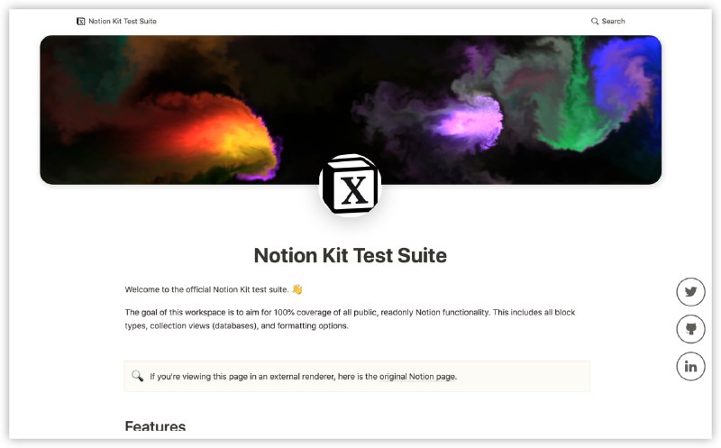 最棒的用notion做个人博客的渲染程序LINK：