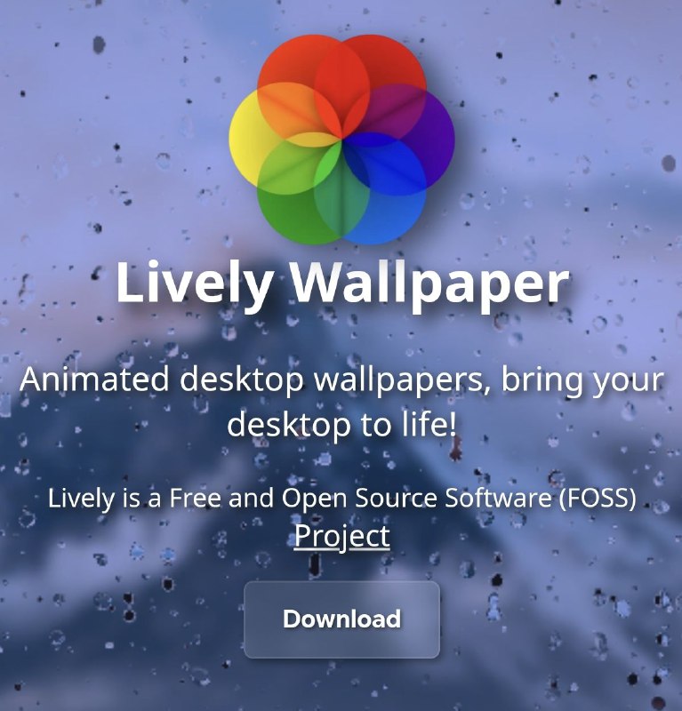 Lively #Wallpaper一款可以设置动态桌面壁纸和屏保的软件