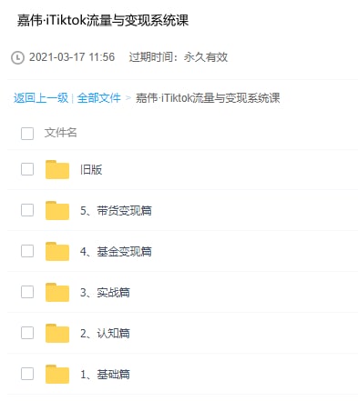 #iTiktok流量与变现系统课