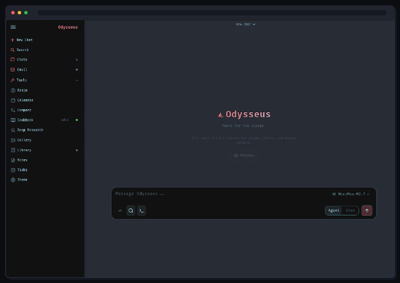 🧠 🔁 Odysseus📦 AI工作台 ｜ Agent系统 ｜ 本地LLM平台