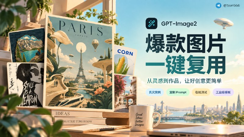 GPT-Image2 画廊 | 从爆款图片，到可复用 Prompt