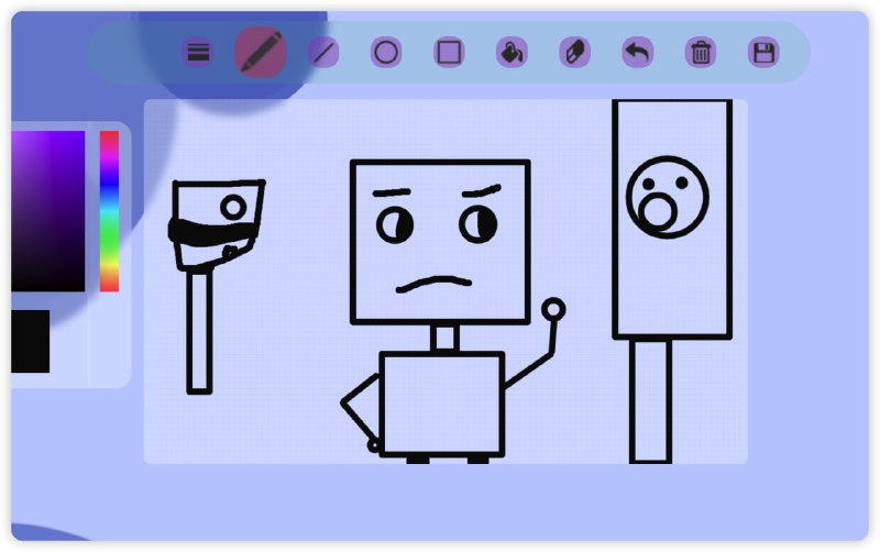 #开源 #画板静态画板网页【请不要在意个人的涂鸦】
