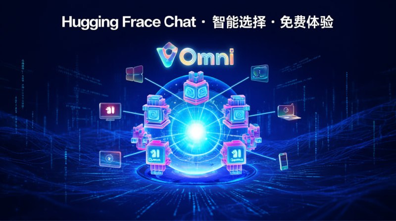 🤖 Hugging Face Chat - 全新 Omni 机器人 🤖Hugging Face 现已推出 Omni 聊天机器人，集成了超过 100 种顶级的开源神经网络模型（如 Llama, Qwen, Gemma 等）