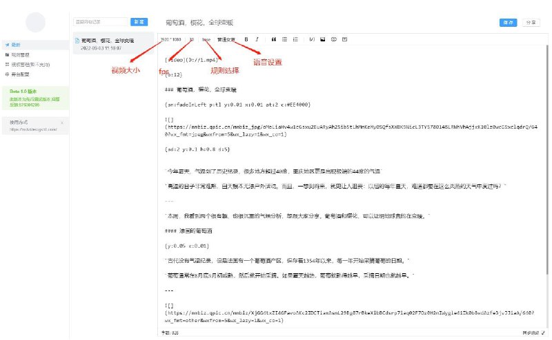 MDvideo一个桌面软件，自动将 #Markdown 文档转成一段视频