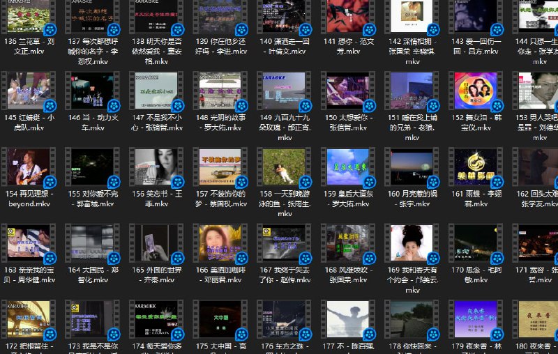 805首经典老歌MTV原声+伴奏-双音轨卡拉OK