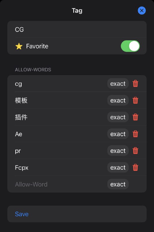 #RSS最近沉迷于Ticker的Tags功能，看了一圈国内的RSS软件没有这个功能，各位RSS开发者可以尝试下这个，在tag下，所有的信息源会根据自己定义的关键字分类到tags里，真的很下头！对我来说要说这个软件的唯一缺点就是不支持json和xml格式了#RSS最近沉迷于Ticker的Tags功能，看了一圈国内的RSS软件没有这个功能，各位RSS开发者可以尝试下这个，在tag下，所有的信息源会根据自己定义的关键字分类到tags里，真的很下头！对我来说要说这个软件的唯一缺点就是不支持json和xml格式了