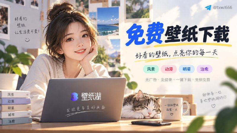 壁纸湖网一个由个人开发者长期维护的壁纸分享网站，自 2021 年上线以来持续更新精选壁纸资源