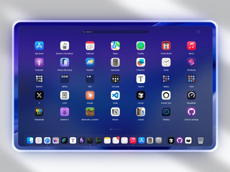 LaunchNext一个由 RoversX 在 GitHub 上开源的 macOS 应用启动器，旨在为升级到 macOS 26（Tahoe）后失去传统 Launchpad 功能的用户恢复经典的启动台体验