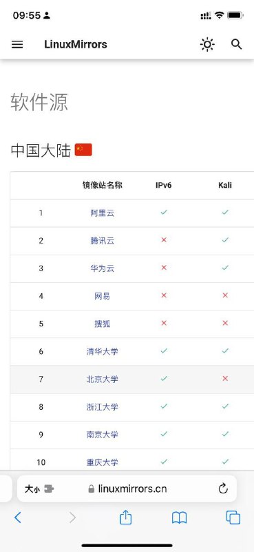 GNU/Linux 一键更换系统软件源脚本，软件源很全，国内的都有（包括教育网）